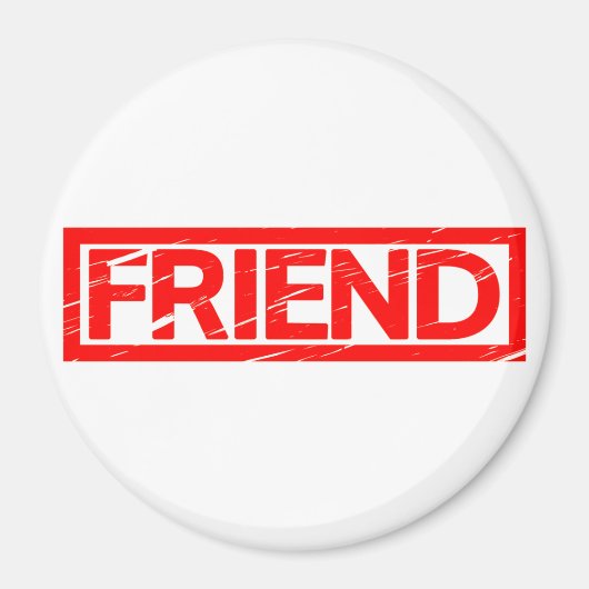 Friend Stamp Magneet (Voorkant)