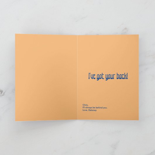 Friend Support-Kaart Kaart (Binnen)