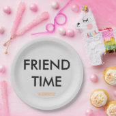 Friend Time Paper-Borden Papieren Bordje (Feest)