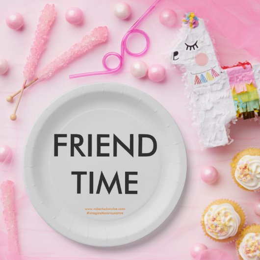 Friend Time Paper-Borden Papieren Bordje (Feest)