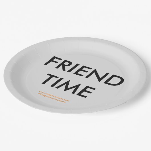 Friend Time Paper-Borden Papieren Bordje (Gekanteld)