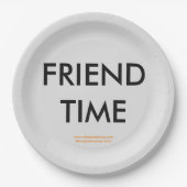 Friend Time Paper-Borden Papieren Bordje (Voorkant)