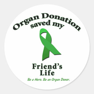 Friend Transplant Ronde Sticker