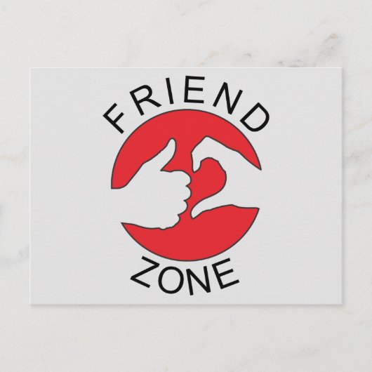 Friend Zone Briefkaart (Voorkant)