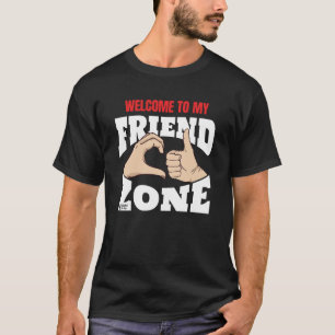 Friend Zone Mannen Zwart T-shirt