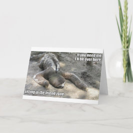 Friend Zone Sloth Kaart