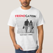 Friendcation voegt foto T-Shirt toe (Voorkant)