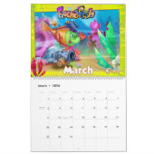 FriendFish cartoon Kalender (Mar 2026)