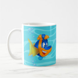 FriendFish cartoon Koffiemok