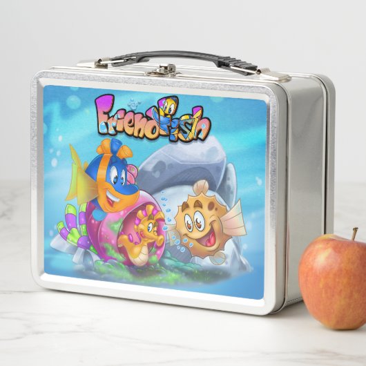 FriendFish cartoon lunchbox (In situ)