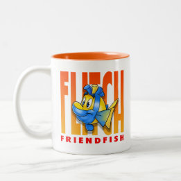 FriendFish cartoon mok Flitch