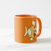 FriendFish cartoon mok Puff (Voorkant rechts)