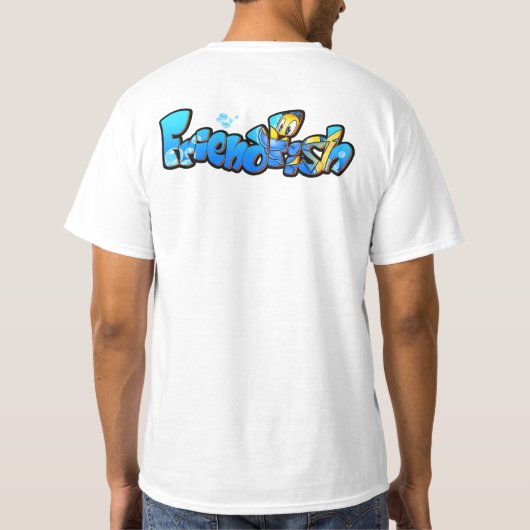 FriendFish cartoon shirt (Achterkant)