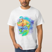 FriendFish cartoon vis jammy shirt (Voorkant)