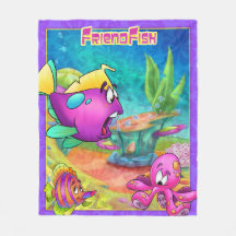 FriendFish Fleece deken