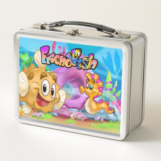 FriendFish Lunchbox cartoon vis (Voorkant)