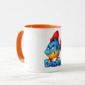 🐠 FriendFish Mokserie – Schattig, Kleurrijk Mok (Voorkant links)