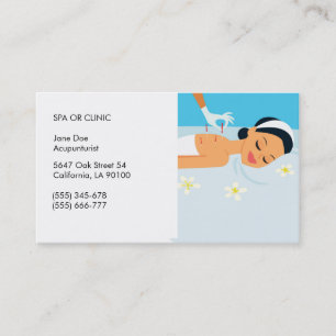 Friendly Acupuncturist Visitekaartje