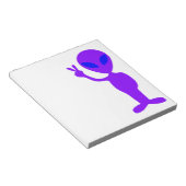 Friendly Alien Notitieblok (Schuin)