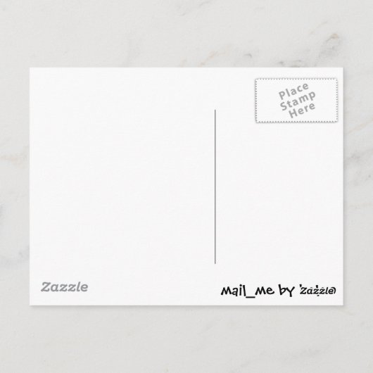 Friendly Aliens Briefkaart (Achterkant)