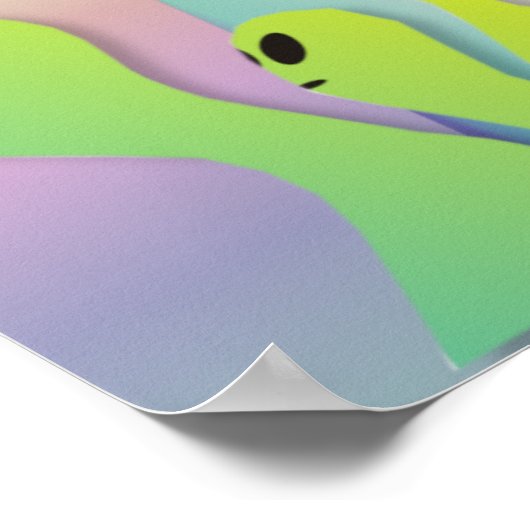 Friendly Aliens-plein Poster (Hoek)