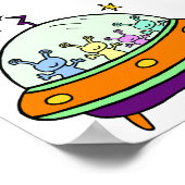 Friendly Aliens Poster (Hoek)