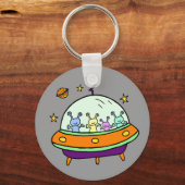 Friendly Aliens Sleutelhanger (Voorkant)