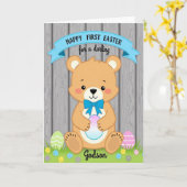 Friendly Bear Springtime Card Kaart (Gele Bloem)