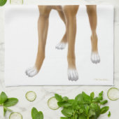 Friendly Boxer Dog Kitchen Towel Theedoek (Gevouwen)