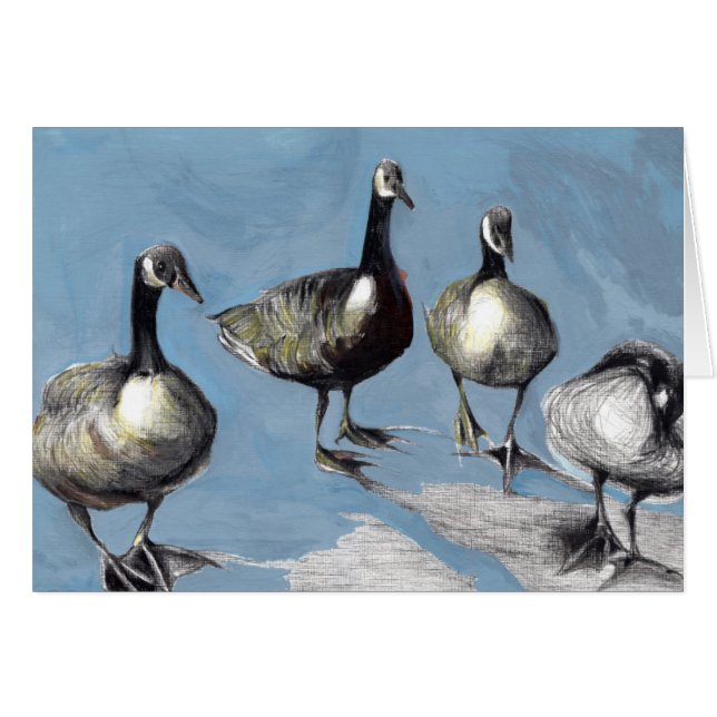 Friendly Canada Geese 2012 (Voorkant Horizontaal)