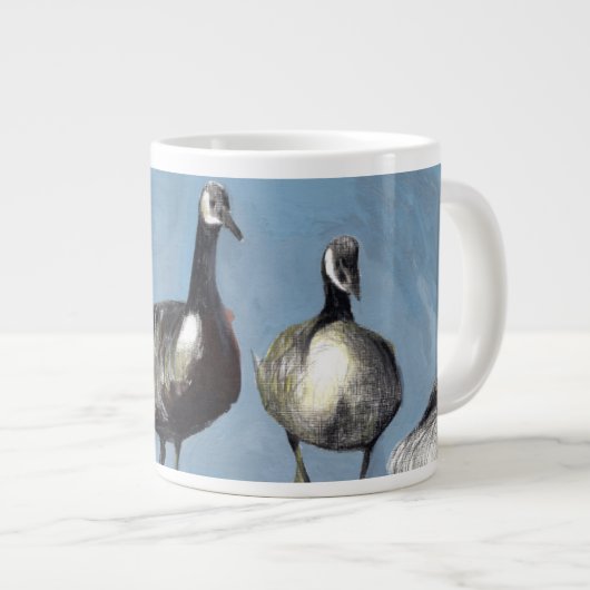 Friendly Canada Geese 2012 Grote Koffiekop (Voorkant rechts)