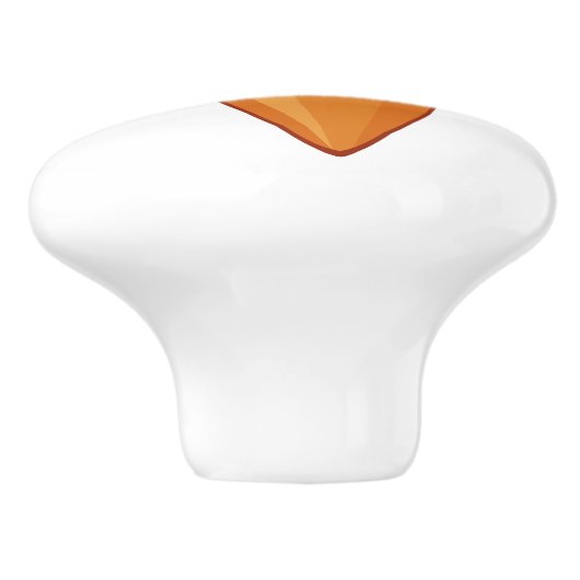 Friendly Carrot Keramische Knop (Zijkant)