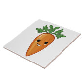 Friendly Carrot Tegeltje (Zijkant)