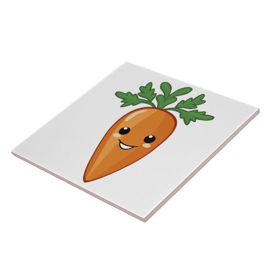 Friendly Carrot Tegeltje (Zijkant)