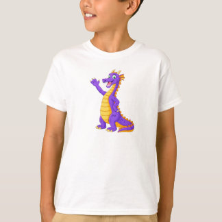 Friendly Cartoon Dragon Character T-shirt