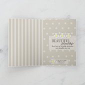Friendly Daisy Blessings - "Beautiful Friend" Kaart (Binnen)