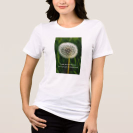 Friendly Dandelion Wildflower Garden Inspiration Tri-Blend Shirt