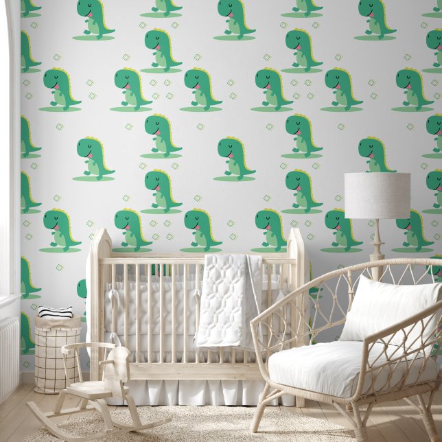 Friendly Dinosaur Adventure Behang (Kinderen)