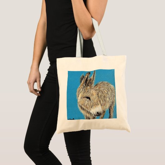 Friendly Donkey Painting Tote Bag (Voorkant (product))