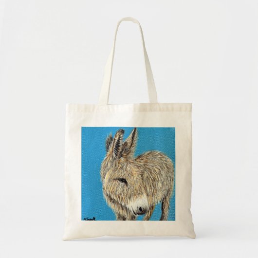 Friendly Donkey Painting Tote Bag (Voorkant)