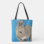 Friendly Donkey Painting Tote Bag (Achterkant)