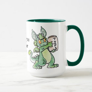Friendly Dragon Tip Cup Mok