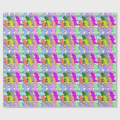 Friendly Dragons Cadeaupapier (Vlak)
