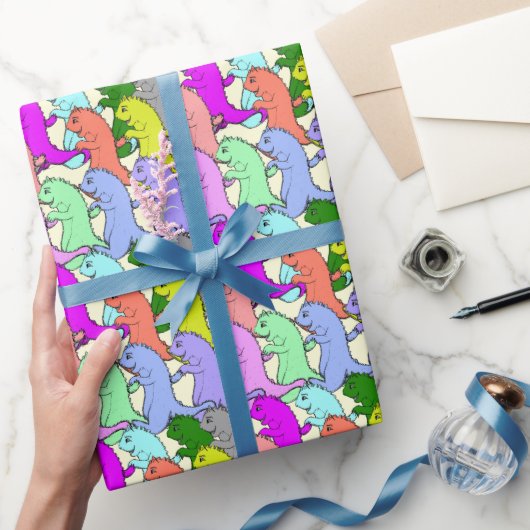 Friendly Dragons Cadeaupapier (Geschenken)