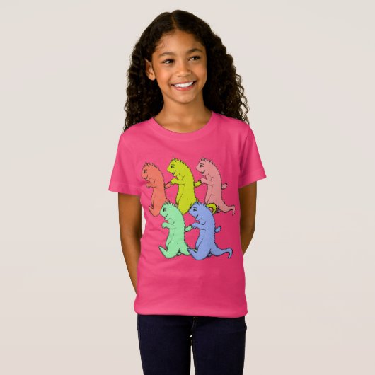 Friendly Dragons T-shirt (Voorkant volledig)