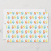 Friendly Easter Hunt Horizontal Cartoon Kaart (Achterkant)