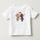 Friendly Eskimo Nose Kisses Kinderen Kinder Shirts (Voorkant)