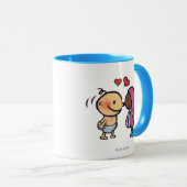 Friendly Eskimo Nose Kisses Kinderen Mok (Voorkant rechts)