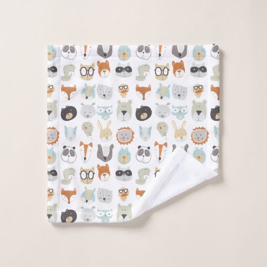 Friendly Faces | Portretten van stutdieren Bad Handdoek (Wasdoekje)