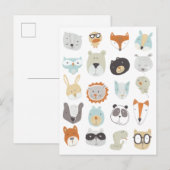 Friendly Faces | Portretten van stutdieren Briefkaart (Voorkant / Achterkant)